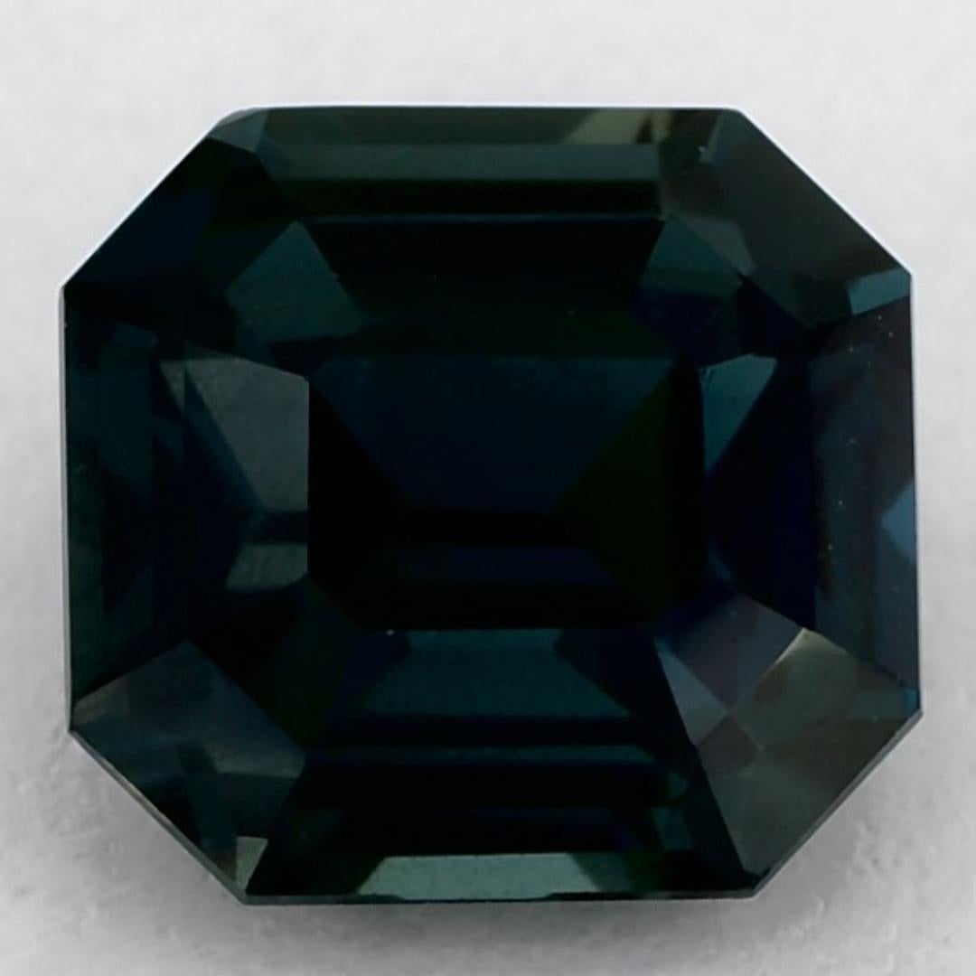 2.57 Ct Blue Sapphire Octagon Cut Loose Gemstone
