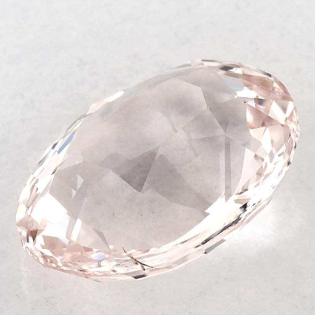 2.57 ct Zafiro rosa ovalado gema suelta en venta 3
