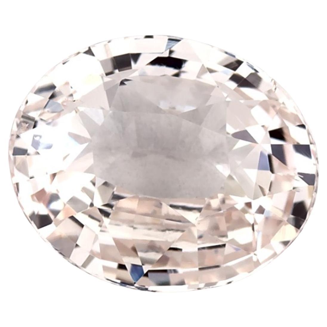 2.57 carati di zaffiro rosa ovale sfuso
