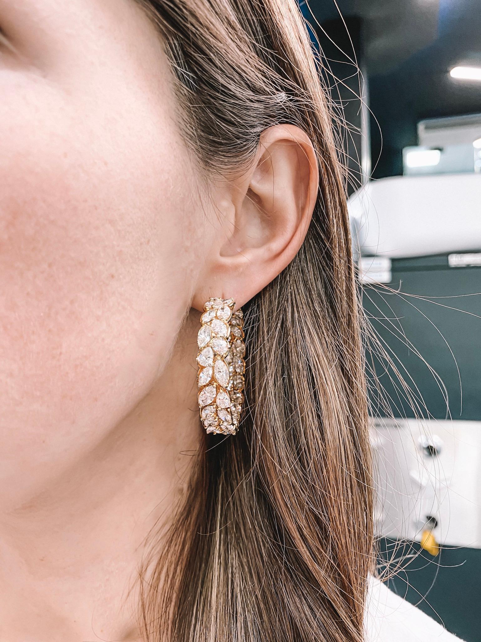 luxury gold earrings