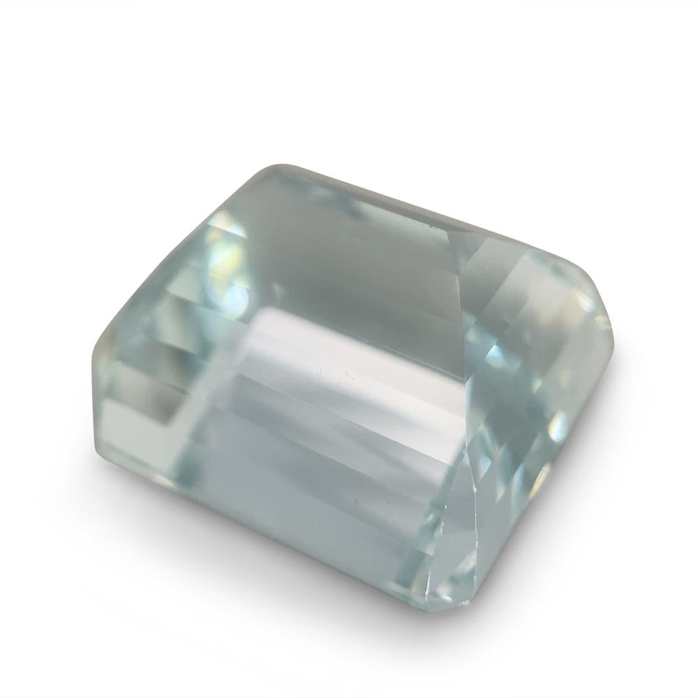 25.74ct Octagonal / Emerald Cut Aquamarine GIA Certified In New Condition For Sale In Toronto, Ontario