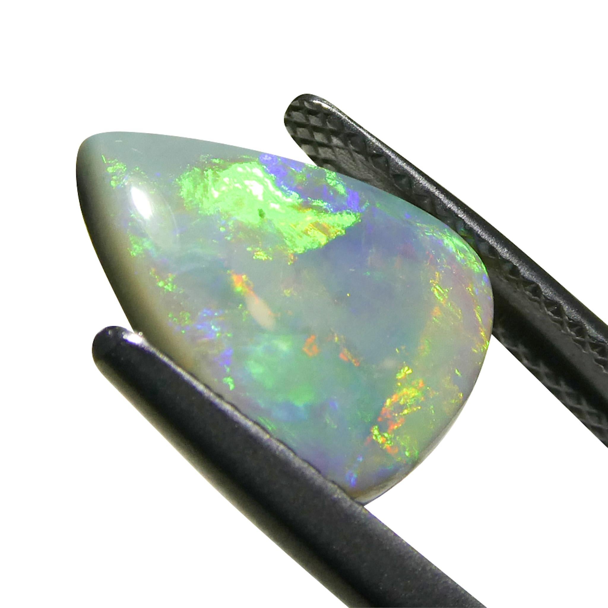2.57ct Opale grigio cabochon a forma libera dall'Australia In condizioni Nuovo in vendita a Toronto, Ontario