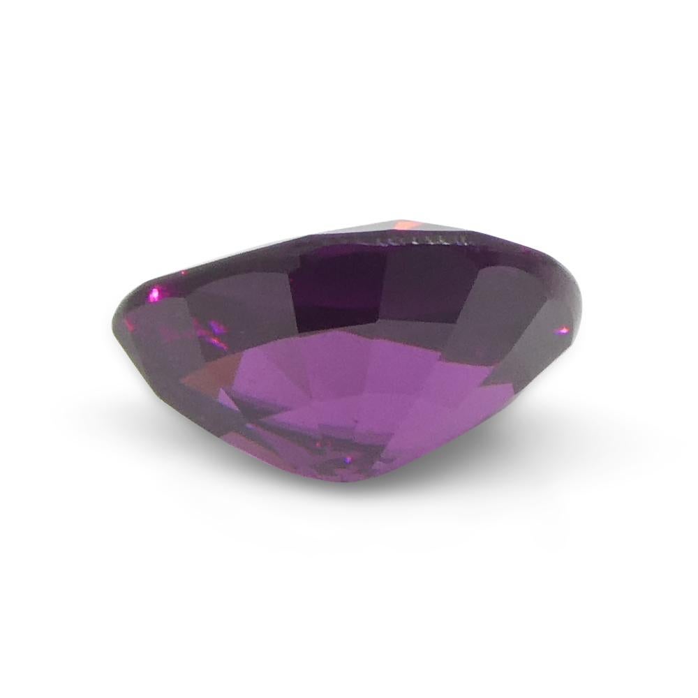Women's or Men's 2.57ct Pear Shape Purple Rhodolite Garnet from Umba River Valley, Tanzania For Sale
