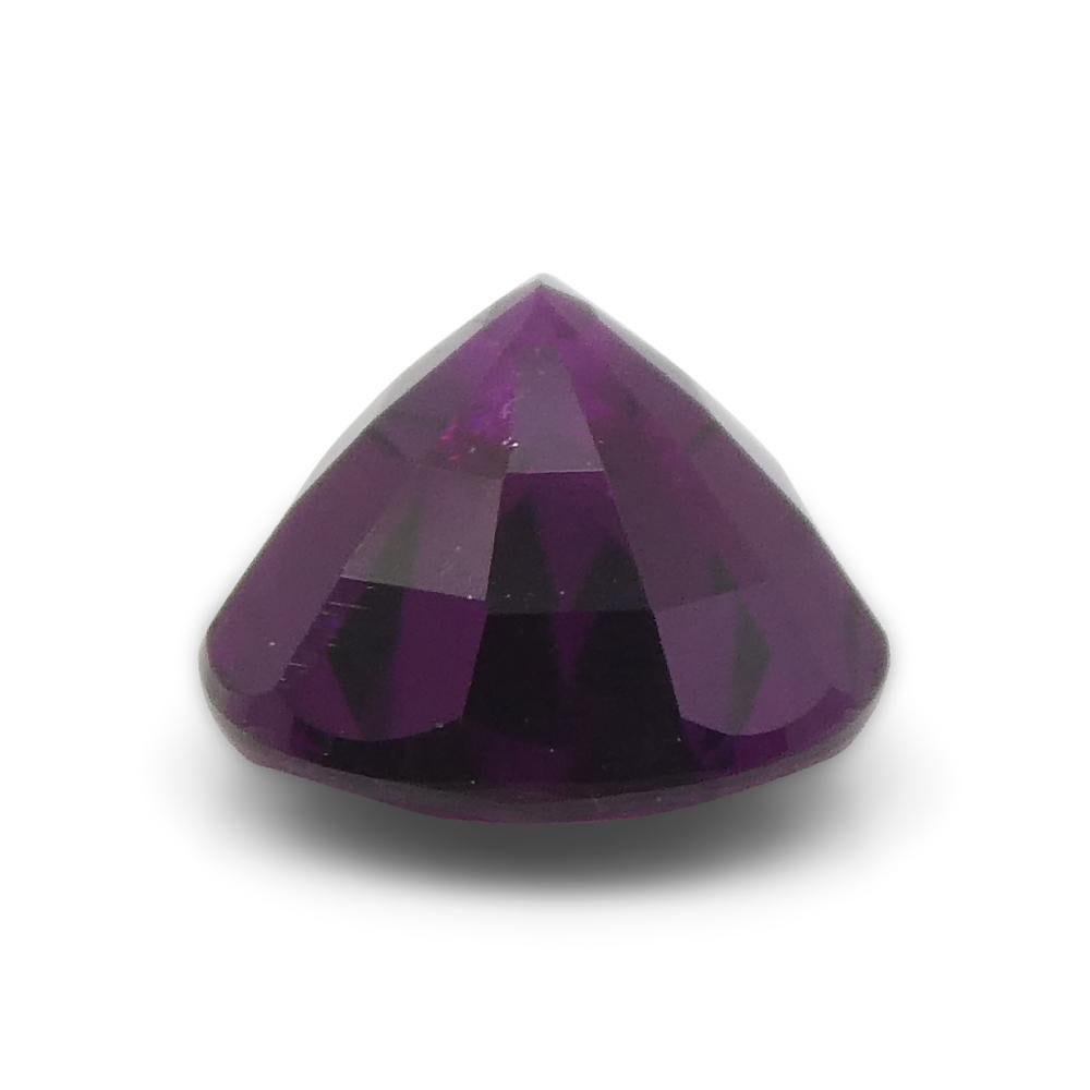 2.57ct Pear Shape Purple Rhodolite Garnet from Umba River Valley, Tanzania For Sale 4