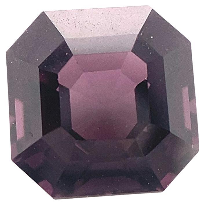 2.57ct Square Purple Spinel from Sri Lanka Unheated