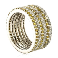 2.58 Carat Diamond 18 Karat Gold Eternity Ring