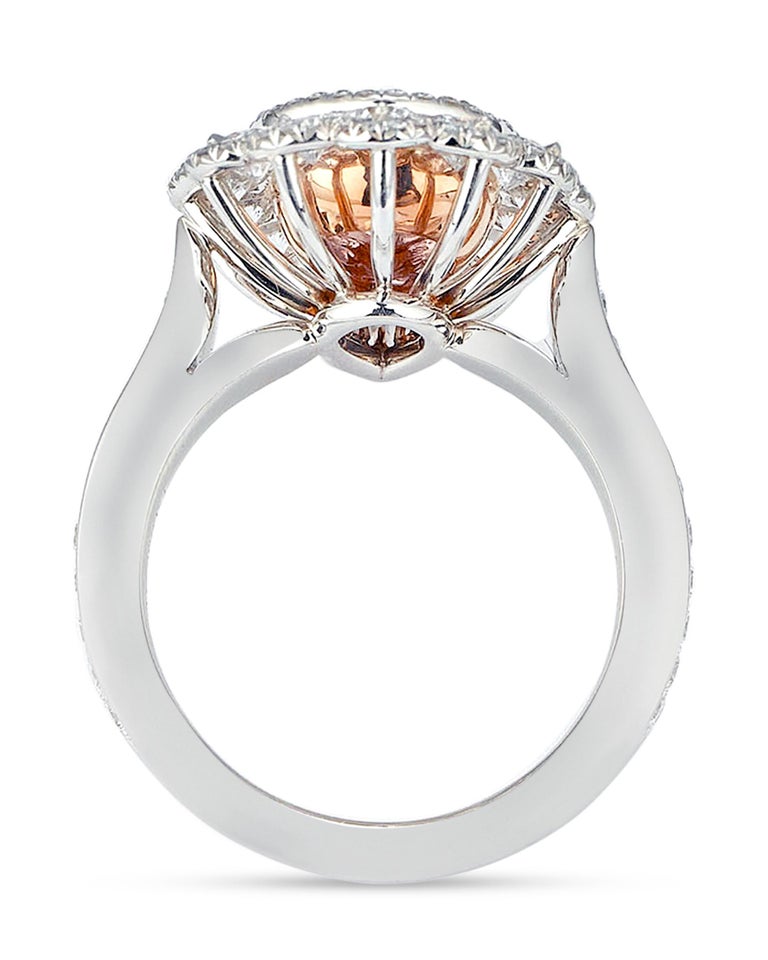 Contemporary 2.58 Carat Pink Diamond Ring 