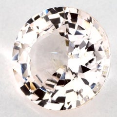 2.58 Ct Pink Sapphire Round Loose Gemstone
