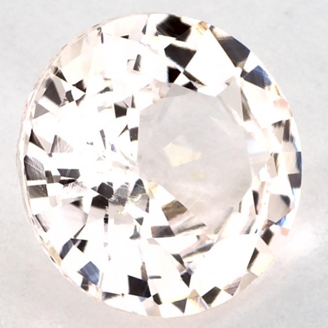 Taglio rotondo 2.58 carati di zaffiro rosa rotondo sfuso in vendita