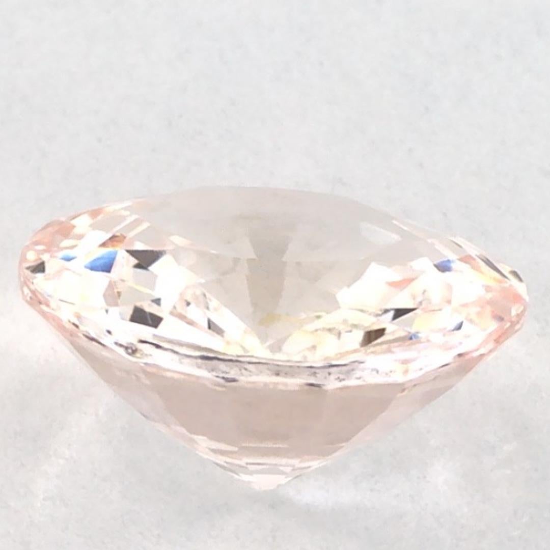 2.58 carati di zaffiro rosa rotondo sfuso In condizioni Nuovo in vendita a Fort Lee, NJ