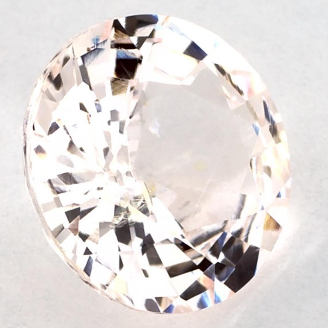 2.58 carati di zaffiro rosa rotondo sfuso in vendita 2