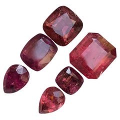 25.85 carats Natural Rubelite Red Tourmaline Gemstones Ring Size from Africa