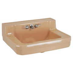 25.875 in. Evier mural Richmond en céramique Peach