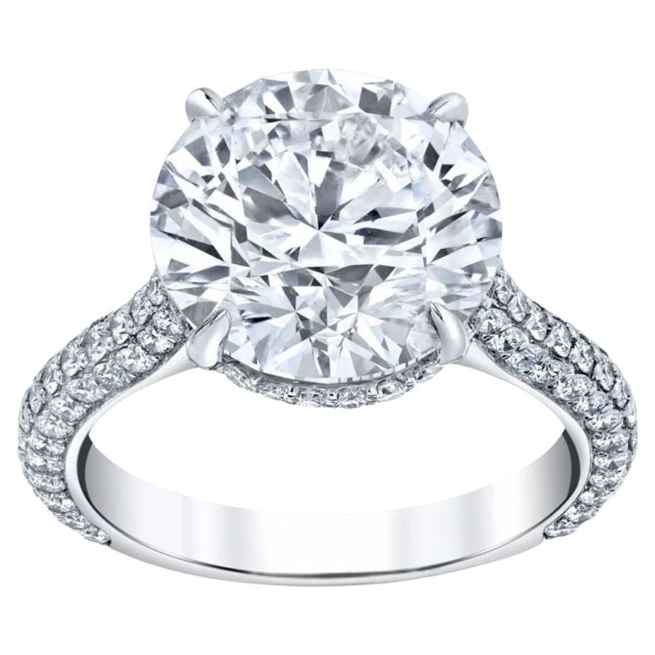 25.88 Carat Round Brilliant Diamond Ring  Type IIA  D Color, Flawless Clarity
