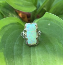 2.58ct Opal 18K Gold Filigree Ring