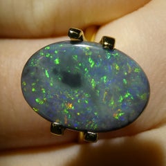 2.58ct Oval Cabochon Gray Opal from Australia