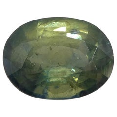 2.58ct Oval Teal Green Sapphire from Tanzania