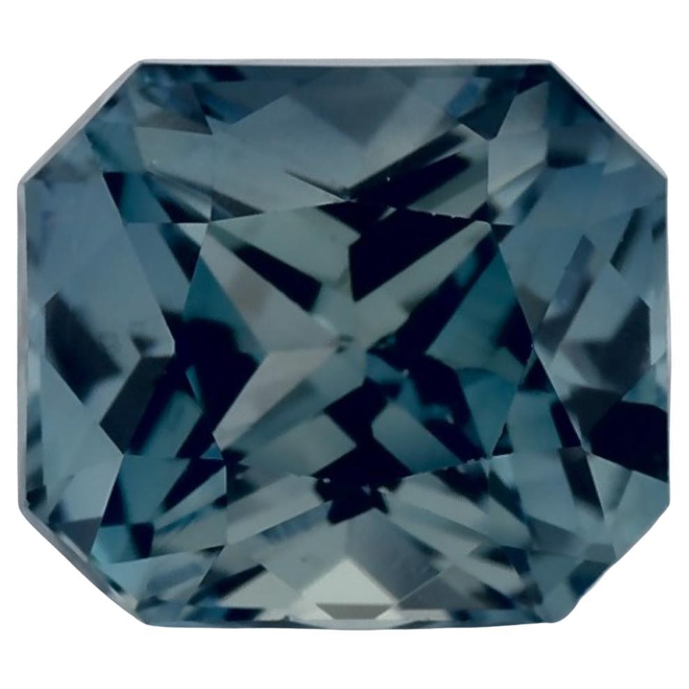 2.59 Ct Blue Sapphire Octagon Cut Loose Gemstone