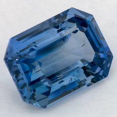 2.59 Ct Blue Sapphire Octagon Loose Gemstone