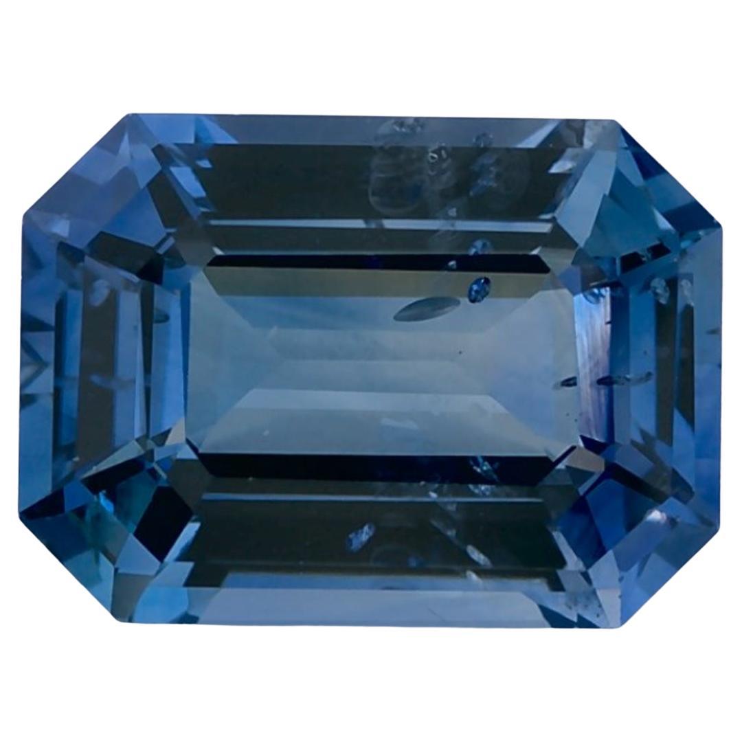 2.59 carati di zaffiro blu ottagonale sfuso