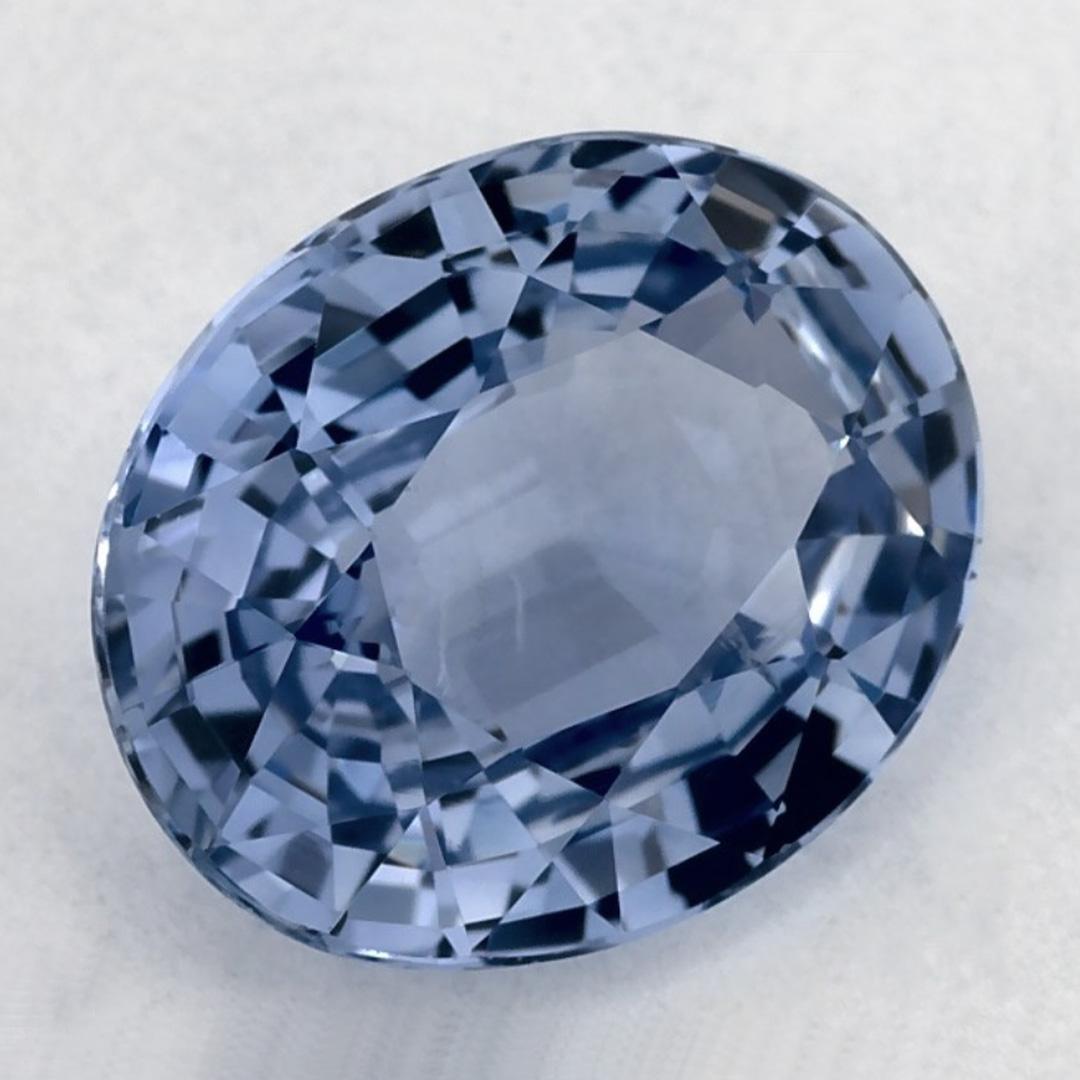 Oval Cut 2.59 Ct Blue Sapphire Oval Loose Gemstone For Sale