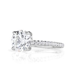 2.59ct Runder Brillantschliff Diamant Verlobungsring