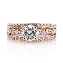 2.59ct Round Brilliant Cut Diamond Engagement Ring