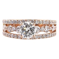 2.59ct Round Brilliant Cut Diamond Engagement Ring
