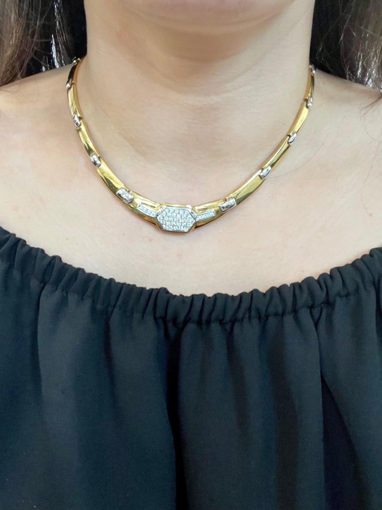 Gold Necklace Collier Salvini Necklace Salvini Point Light Gold