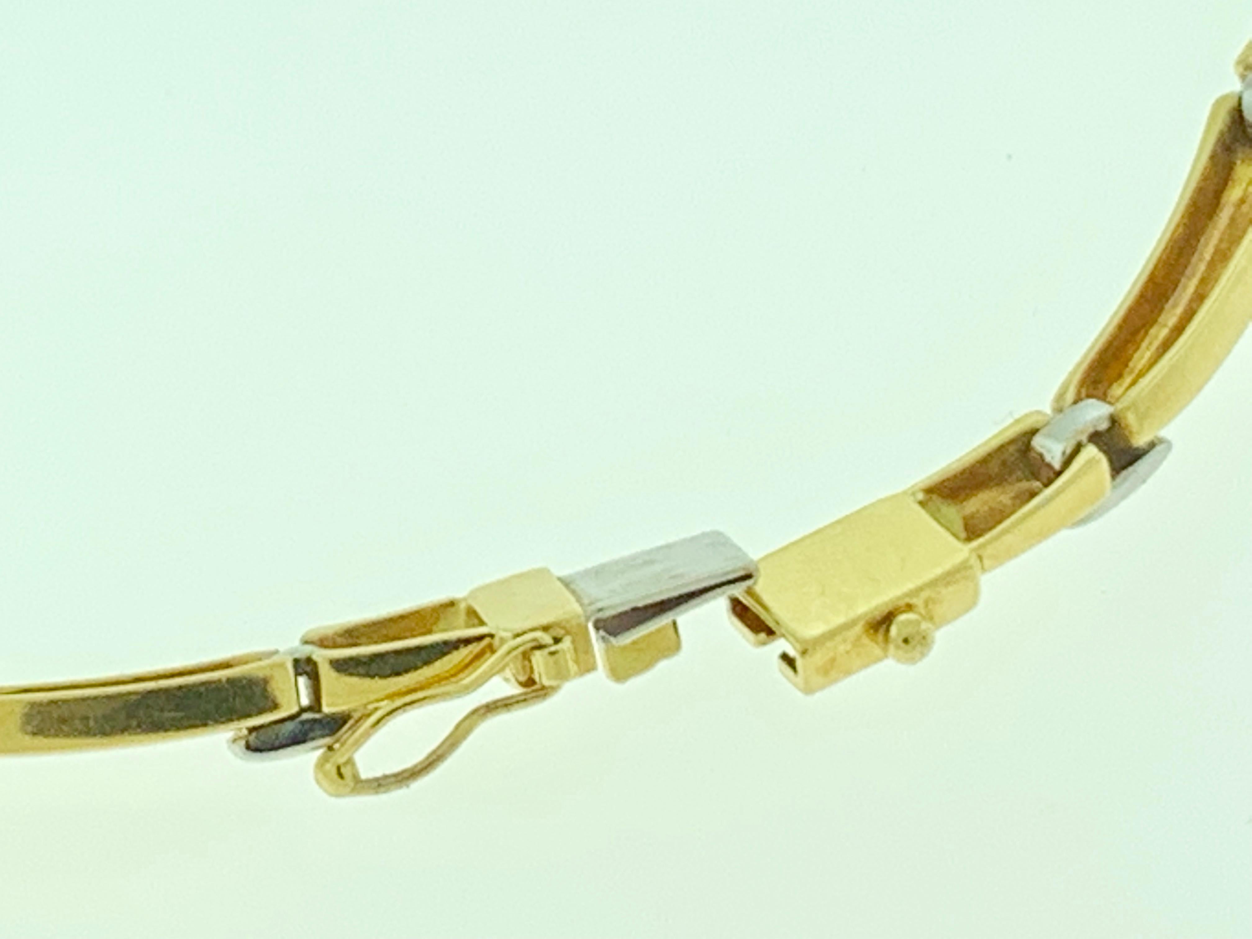 2.5Ct Diamond Necklace 51 GM 18 K 2-Tone Gold Bridal Necklace , Designer Salvini 3