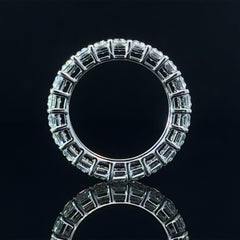 (.25ct each) FG VVS Emerald Cut Diamond Eternity Band by Arnav