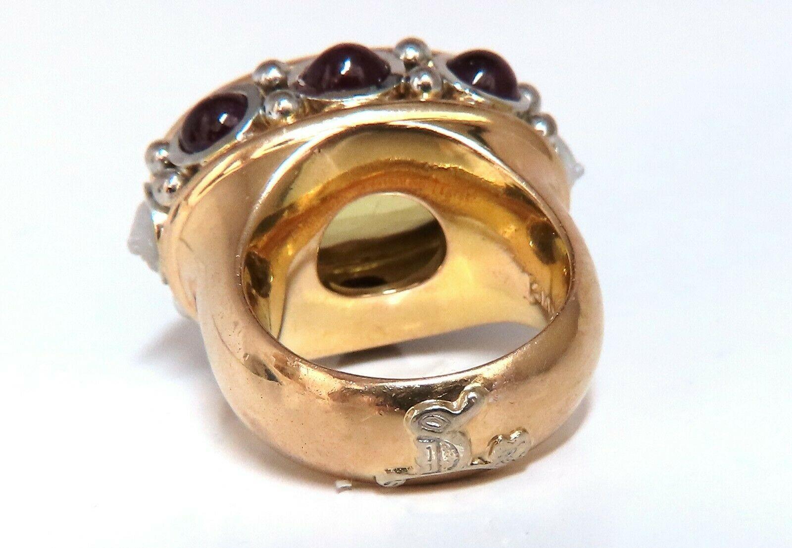 Anello egiziano vintage

Anello a grappolo di quarzo limone


25ct. Quarzo limone naturale brillante
Taglio ovale

Chiarezza pulita

Splendidi scintillii viola in tutto il corpo

Trasparenza A+

21 x 12 mm



Rubini naturali laterali in totale: