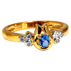 .25ct Natural Tanzanite Diamonds Ring 14kt