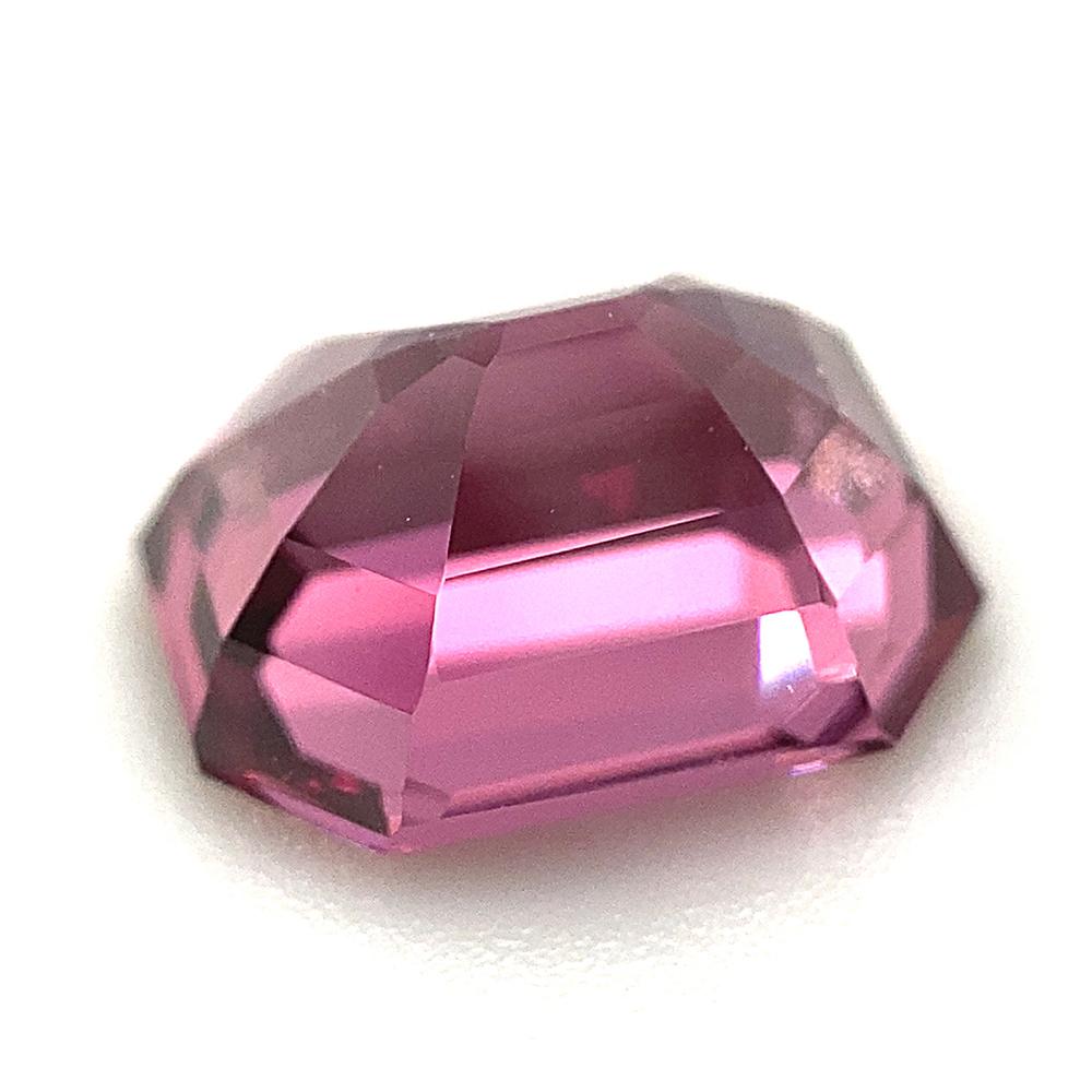 2.5ct Octagonal/Emerald Cut Pink-Purple Spinel GIA Certified Unheated For Sale 8