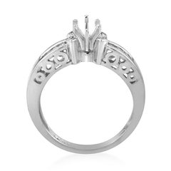 .25 Carat Platinum Diamond Engagement Ring Mounting