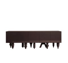 2.5M Multileg Cabinet Lacquered in Brown by Jaime Hayon for BD Barcelona