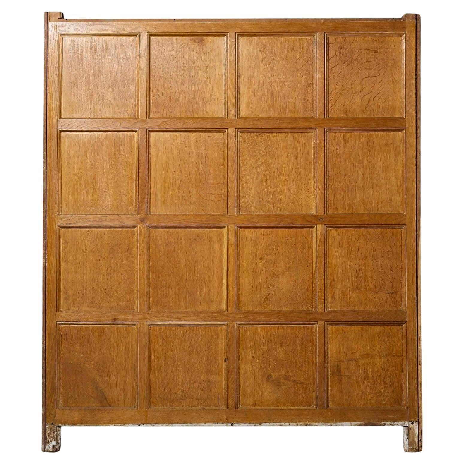 2.5 m de panel de pared de roble recuperado en toda su altura en venta
