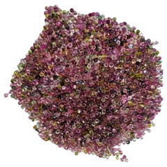 2.5mm Round Cabochon Multi color Tourmaline Loose Gemstones wholesale lot 50 pcs