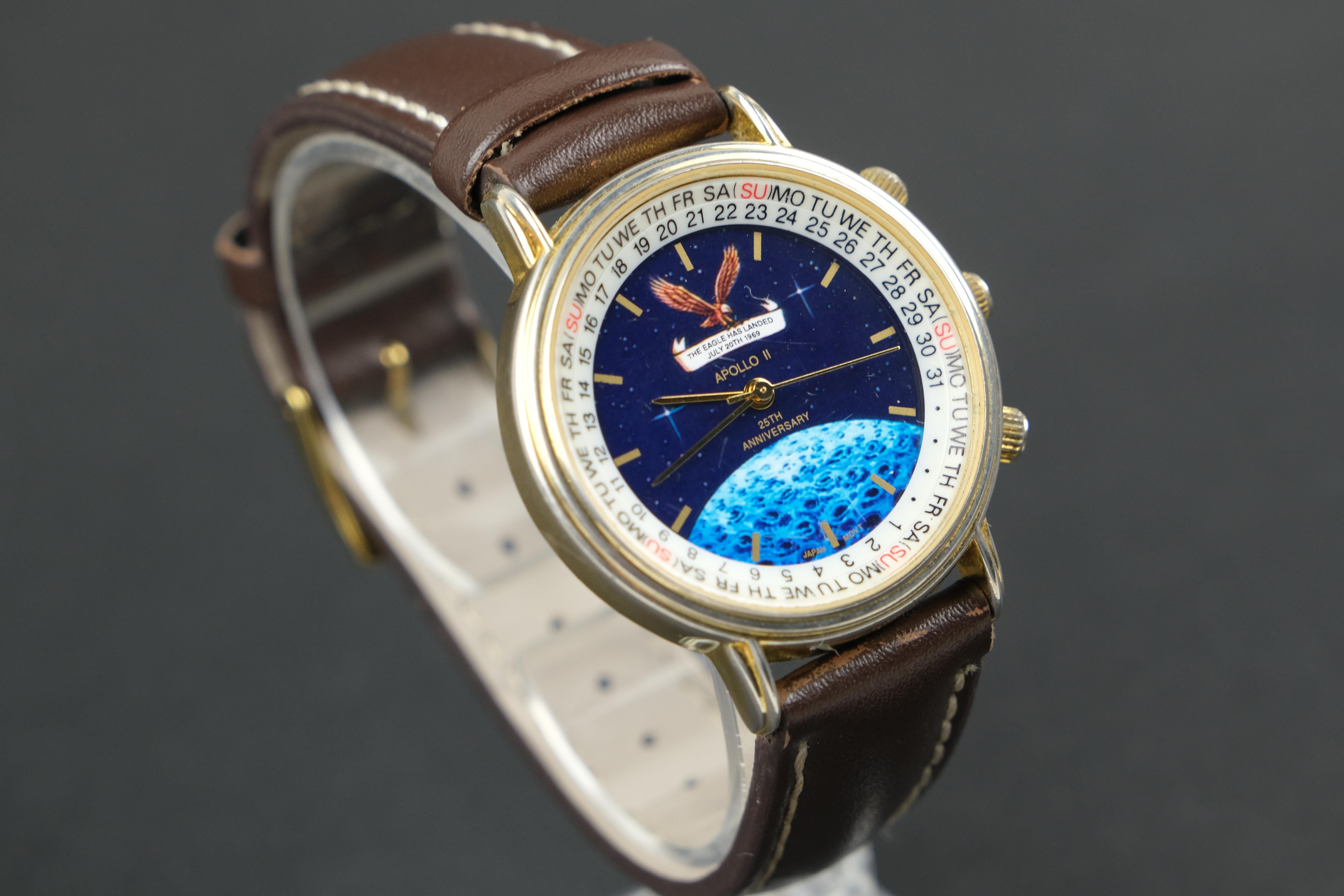 Apollo 11 Armbanduhr zum 25-jährigen Jubiläum Herren im Angebot