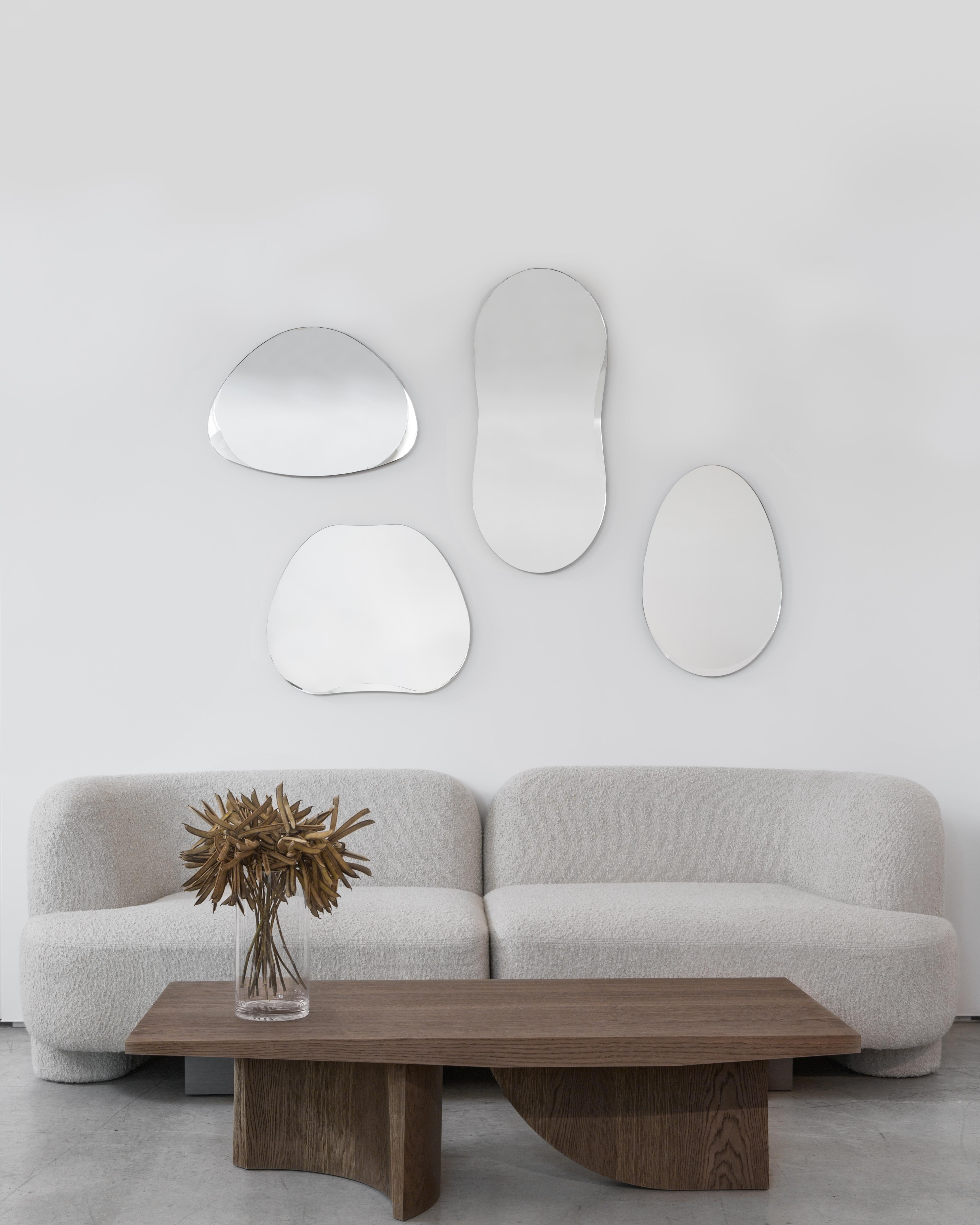 Organic Modern 25th Street Small Organic Shape Mirror by Yabu Pushelberg