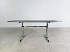 25x Original USM Haller Schreibtisch Kitos M Plus schwarz Eiche