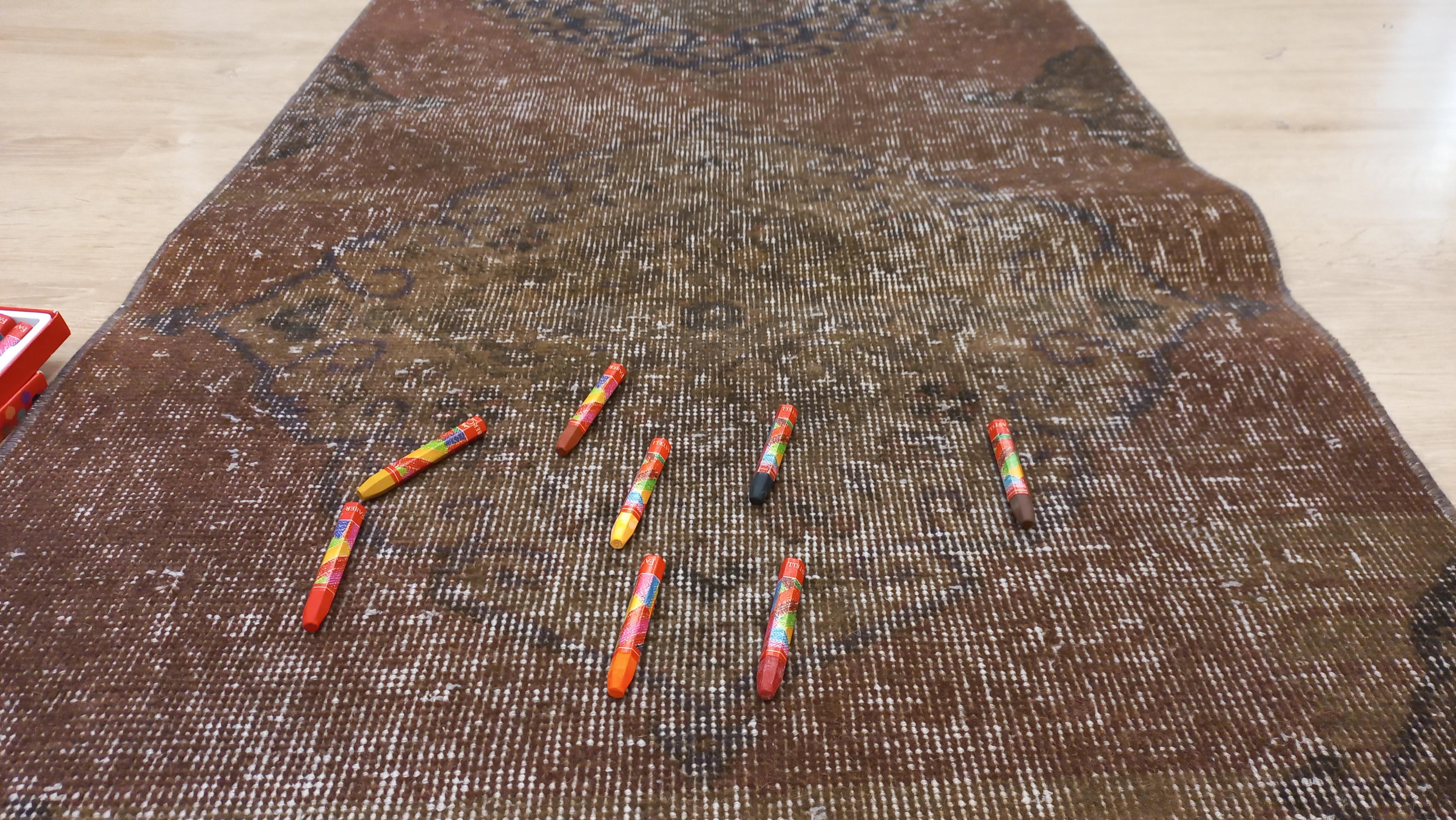 Cotton 2.5x11 ft Brown Runner Rug for Hallway Decor, Turkish Handmade Corridor Carpet For Sale