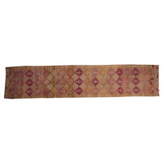 Vintage Distressed Kurd Rug Runner