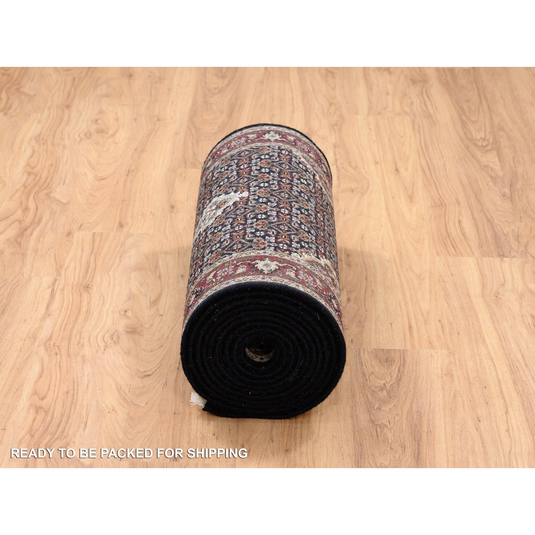 XXI secolo e contemporaneo Tappeto Runner XL in lana, annodato a mano, 2'5 