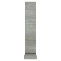 2'5"x26'3" Revere Pewter Gray Undyed Wool Hand Knotted Grass XL Runner Rug