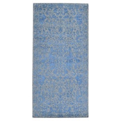 2
5"x6
1" Fine Broken Cypress Tree Design Wool
Art Silk Hand Loomed Runner Rug