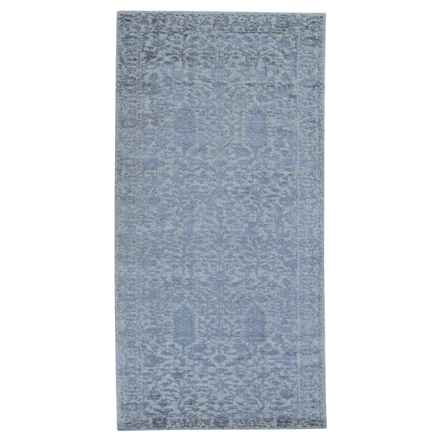 Tappeto Runner in lana e seta Jacquard 2
5 "x8
lavorato a mano con il disegno dell
albero di cipresso spezzato
