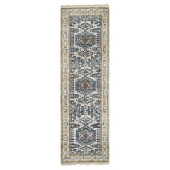 Tappeto Runner Avorio Reimagined Viss Design in Lana Naturale Annodato a Mano 2'5 "x8'1"