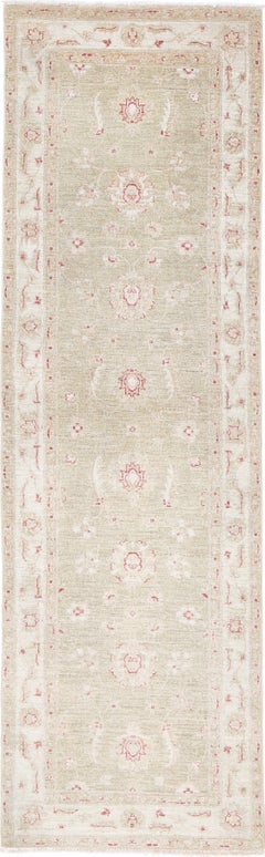2.5x8.6 ft Hand Knotted Kitchen Runner Rug. Corridor Rug. Wool Hallway Runner