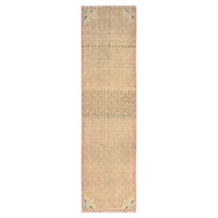 2
5 "x9
3" Tapis de course Vintage Persan Serab Noué à la Main Pure Laine Cheveux de Chameau